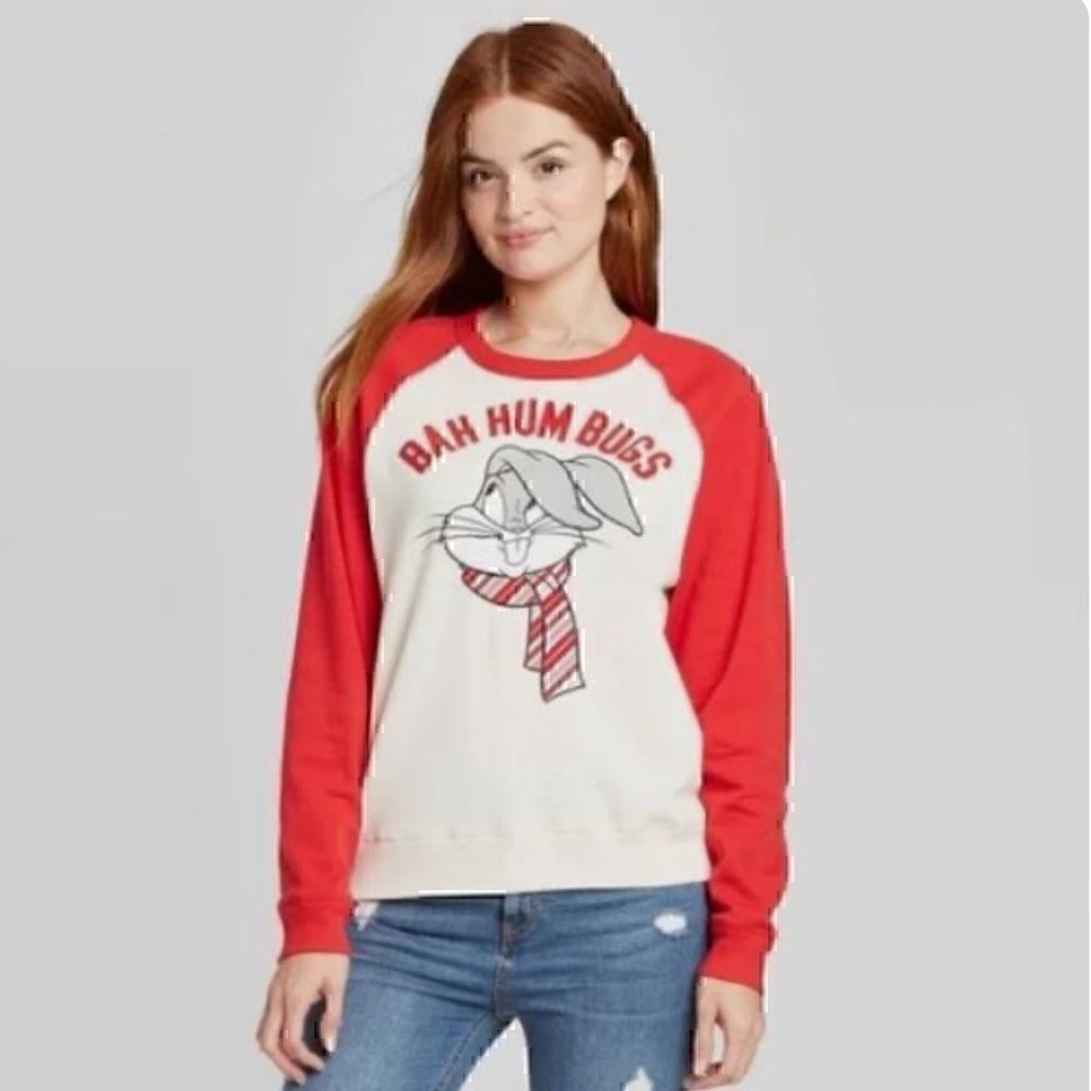Looney Tunes jerry lee Sweatshirt Womens Size large